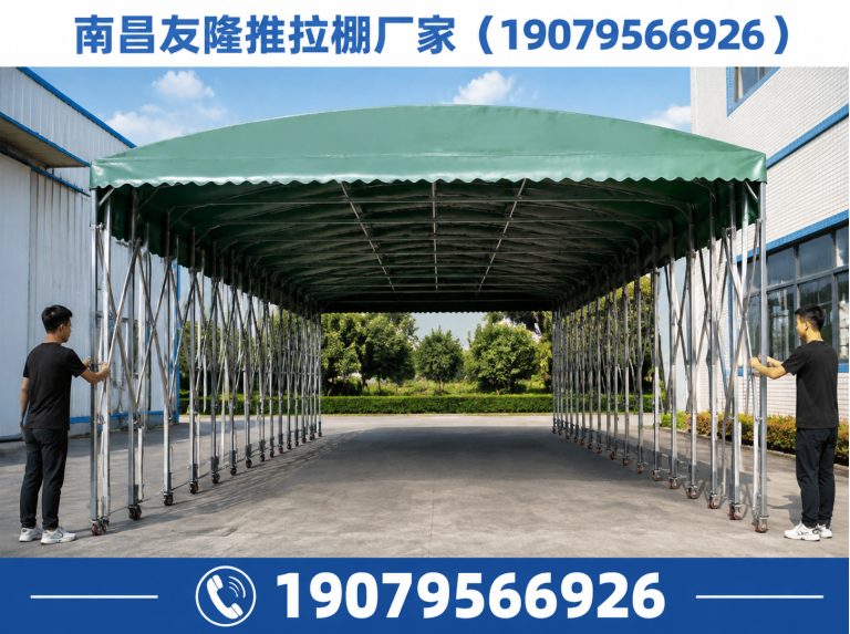 进贤县手动推拉棚展示图